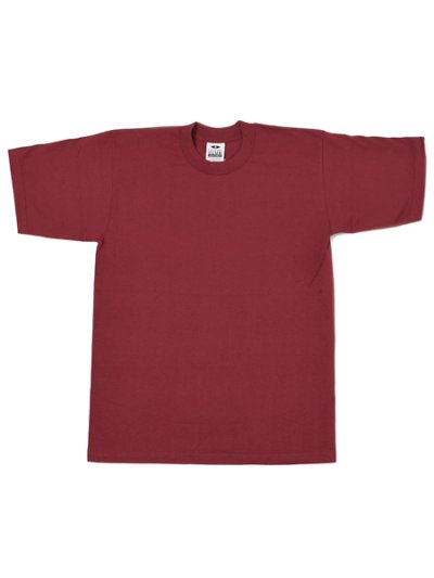 画像1: PRO CLUB HEAVY WEIGHT S/S TEE-BURGUNDY