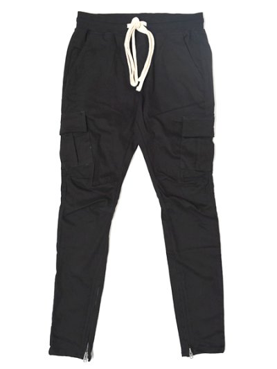 画像1: 【送料無料】mnml CARGO DRAWCORD PANTS