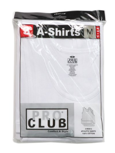 画像1: PRO CLUB 3PACK A-SHIRTS