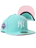 NEW ERA 59FIFTY CS YANKEES WS1998 UV/LT.PINK FBM