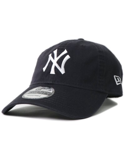 画像1: NEW ERA 9TWENTY CLOTH STRAP WASHED YANKEES NV/WH