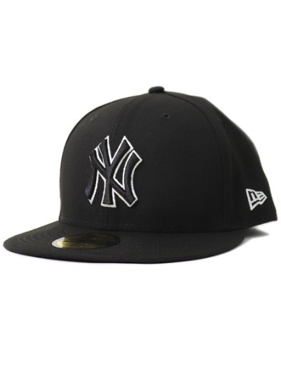 画像1: NEW ERA 59FIFTY NY YANKEES WHITE OUTLINE