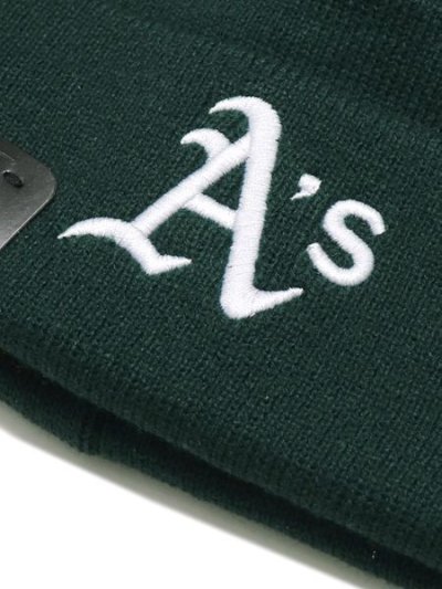 画像3: NEW ERA BASIC CUFF KNIT MLB TEAM LOGO ATHLETICS