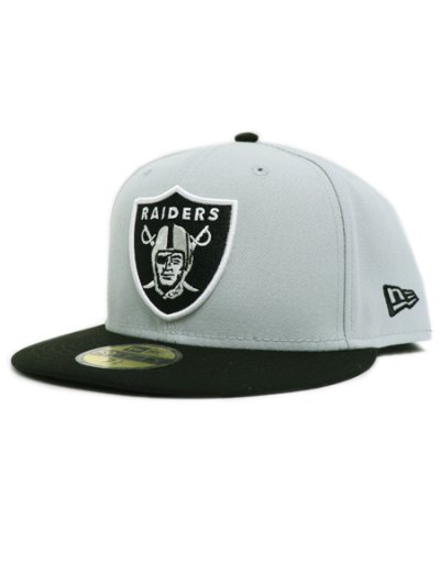 画像1: NEW ERA 59FIFTY NFL LAS VEGAS RAIDERS GREY/BLACK