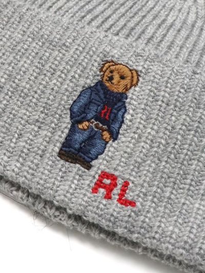 画像3: POLO RALPH LAUREN DENIM BEAR RIB KNIT BEANIE