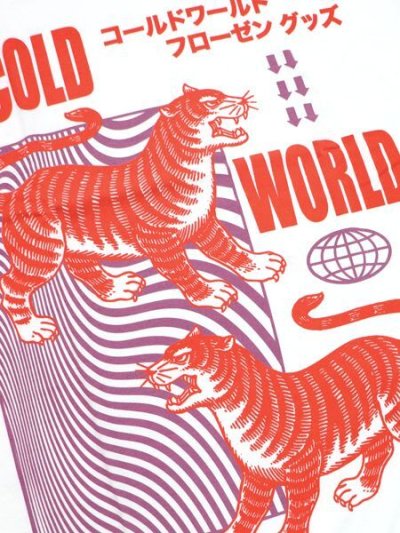 画像3: 【MEGA SALE】COLD WORLD FROZEN GOODS EXPORT TIGER L/S TEE