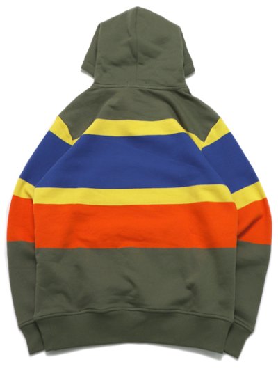 画像2: 【SALE】【送料無料】POLO RALPH LAUREN STRIPED COTTON BLEND HOODIE