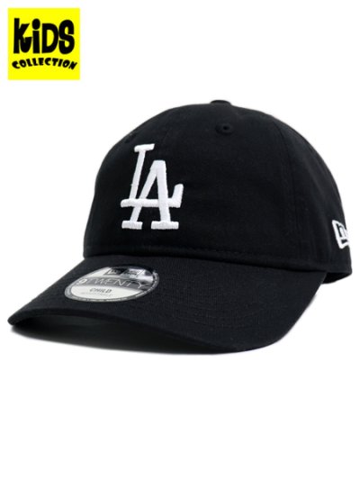 画像1: 【KIDS】NEW ERA KIDS CHILD 9TWENTY WASH DODGERS BLACK/WHITE