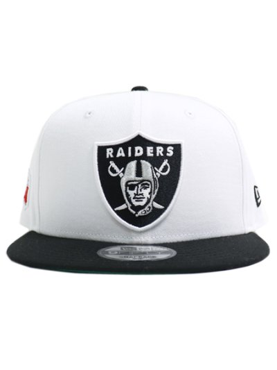 画像2: NEW ERA 9FIFTY NFL LV RAIDERS SHIELD LOGO WH/BK