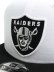 画像7: NEW ERA 9FIFTY NFL LV RAIDERS SHIELD LOGO WH/BK