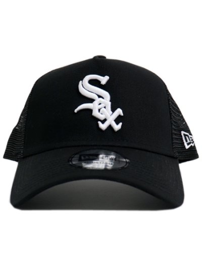 画像2: NEW ERA 9FORTY A-FRAME TRUCKER WHITE SOX BLK/WHT