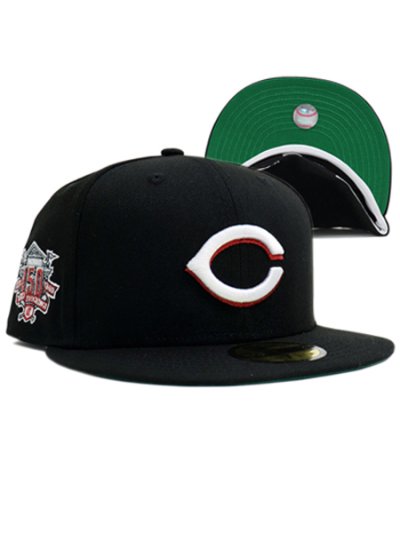 画像1: NEW ERA 59FIFTY METALLIC LOGO REDS GREEN UV