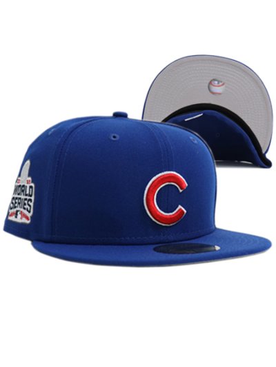 画像1: NEW ERA 59FIFTY SIDE PATCH CUBS GREY UV