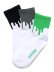 画像1: LIXTICK DRIP SOCKS 3PACK 1ST GREEN/GREY/BLACK (1)