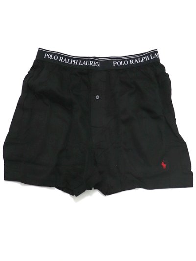 画像2: POLO RALPH LAUREN KNIT BOXER BLACK RED PP