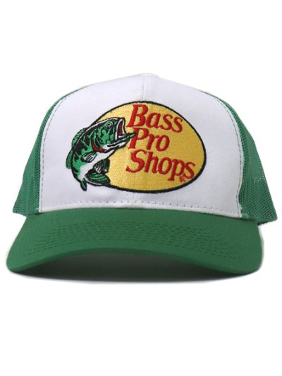 画像2: BASS PRO SHOPS EMBROIDERED LOGO MESH TRUCKER CAP GR/WH