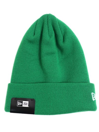 画像1: NEW ERA BASIC CUFF KNIT-KELLY GREEN/SNOW WHITE