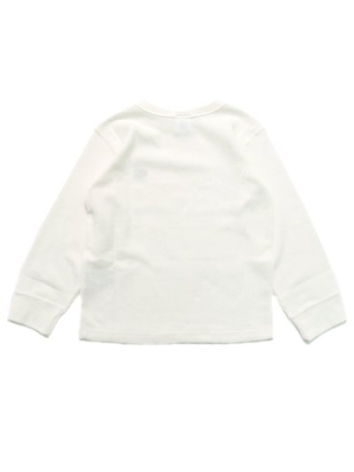 画像2: 【KIDS】CHAMPION KIDS US COTTON WAFFLE L/S TEE-OFF WHITE