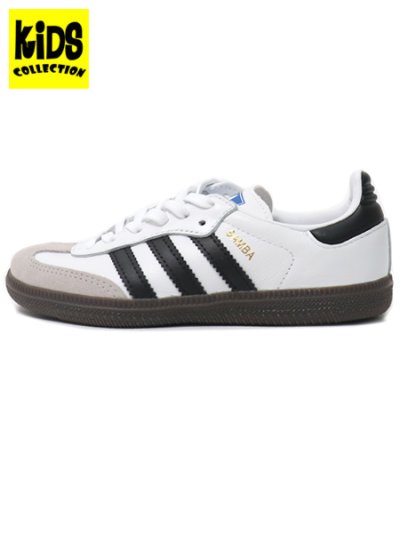 画像1: 【KIDS】ADIDAS SAMBA OG C CLOUD WHITE/CORE BLACK/GUM