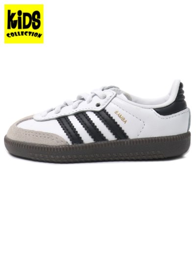 画像1: 【KIDS】ADIDAS SAMBA OG EL I CLOUD WHITE/CORE BLACK/GUM