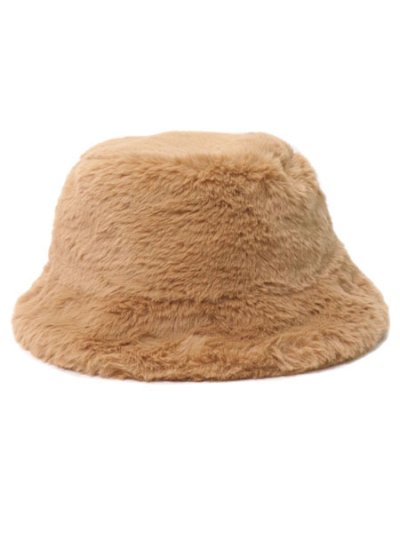 画像2: MILSA M FUR BUCKET HAT BEIGE