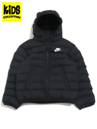 画像1: 【送料無料】【KIDS】NIKE YTH NSW LOW SYNFL JKT ADP-BLACK/WHITE