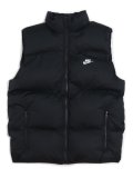 【送料無料】NIKE CLUB PUFFER VEST-BLACK/WHITE