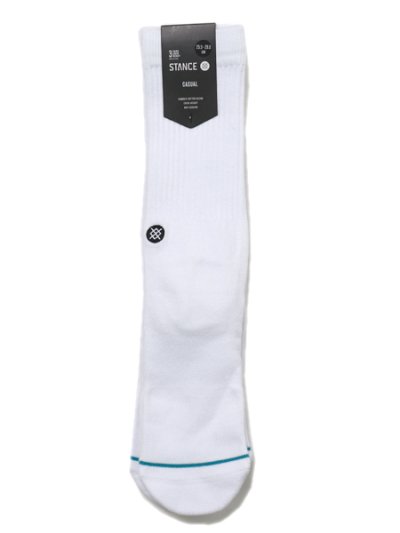 画像1: STANCE ICON 3 PACK+ SOCKS WHITE