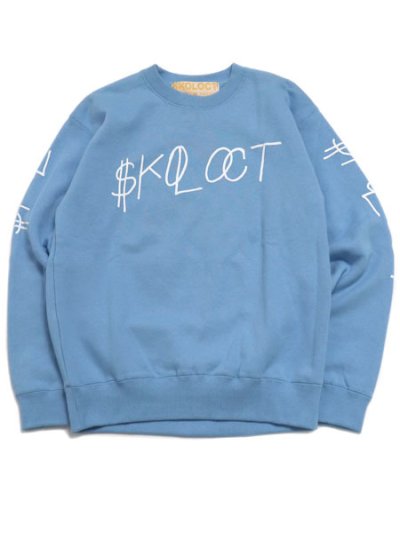 画像2: 【SALE】【送料無料】SKOLOCT SKOLOCT CREWNECK SAX