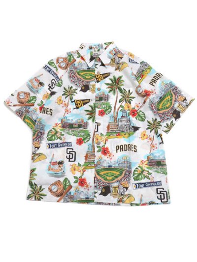 画像1: 【送料無料】REYN SPOONER SAN DIEGO PADRES 2023 SCENIC SHIRT