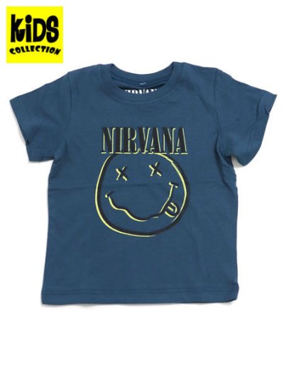 画像1: 【KIDS】ROCK OFF TODDLER NIRVANA INVERSE HAPPY FACE TEE