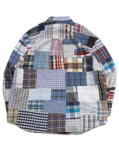 画像2: 【SALE】MR.REMAKE MAN REMAKE PATCHWORK L/S SHIRT ASSORT