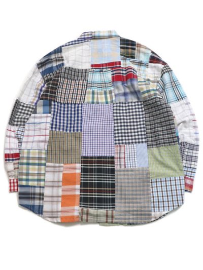 画像2: 【SALE】MR.REMAKE MAN REMAKE PATCHWORK L/S SHIRT ASSORT