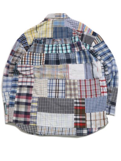 画像2: 【SALE】MR.REMAKE MAN REMAKE PATCHWORK L/S SHIRT ASSORT