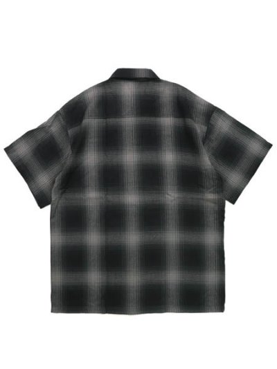 画像2: CALTOP FL PLAID S/S SHIRT BLACK/CHARCOL