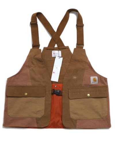 画像1: 【SALE】MR.REMAKE MAN REMAKE DUCK FES VEST BROWN ASSORT