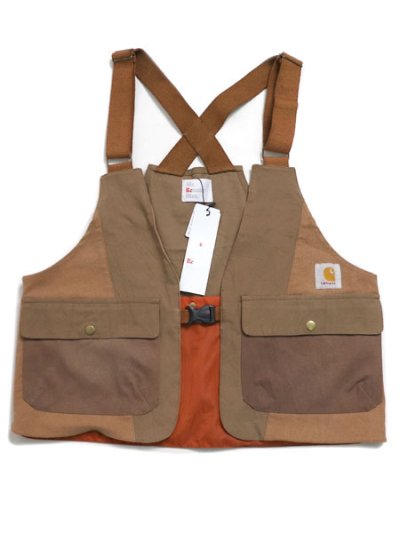 画像1: 【SALE】MR.REMAKE MAN REMAKE DUCK FES VEST BROWN ASSORT