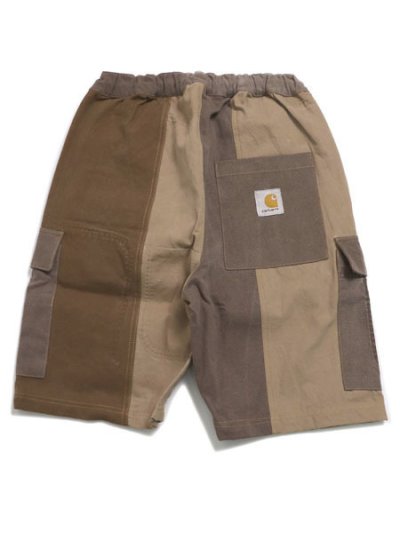 画像1: 【SALE】MR.REMAKE MAN REMAKE CARGO SHORTS BROWN ASSORT