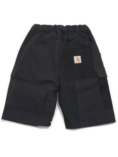 画像1: 【SALE】MR.REMAKE MAN REMAKE CARGO SHORTS BLACK ASSORT