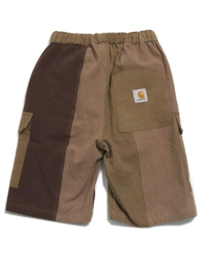 画像1: 【SALE】MR.REMAKE MAN REMAKE CARGO SHORTS BROWN ASSORT