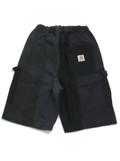 画像1: 【SALE】MR.REMAKE MAN REMAKE CARGO SHORTS BLACK ASSORT