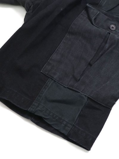 画像5: 【SALE】MR.REMAKE MAN REMAKE CARGO SHORTS BLACK ASSORT