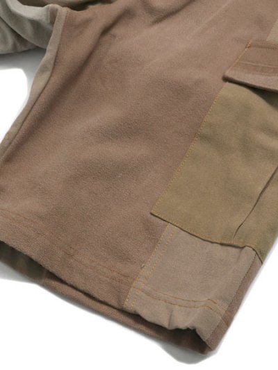 画像5: 【SALE】MR.REMAKE MAN REMAKE CARGO SHORTS BROWN ASSORT