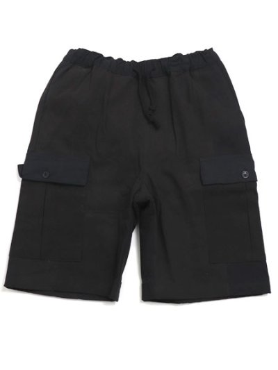 画像2: 【SALE】MR.REMAKE MAN REMAKE CARGO SHORTS BLACK ASSORT