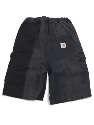 画像1: 【SALE】MR.REMAKE MAN REMAKE CARGO SHORTS BLACK ASSORT