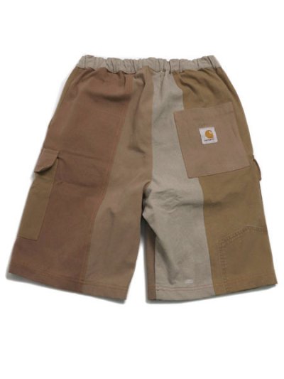 画像1: 【SALE】MR.REMAKE MAN REMAKE CARGO SHORTS BROWN ASSORT