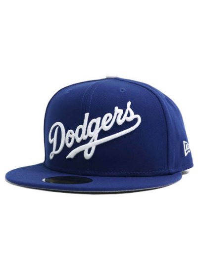 画像1: 【送料無料】NEW ERA 59FIFTY WHITE LOGO LA DODGERS