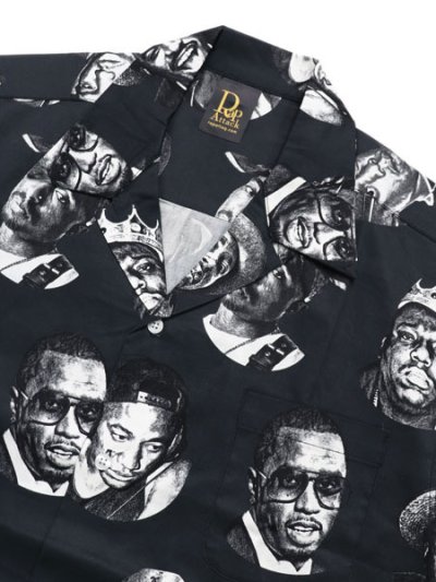 画像3: Rap Attack LEGENDS RAPPER HALF SLEEVE SHIRT BLACK