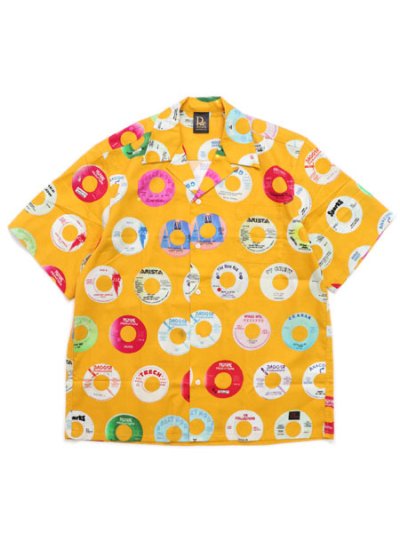 画像1: 【送料無料】Rap Attack BOOTLEG RAP 45'S HALF SLV SHIRT MUSTARD