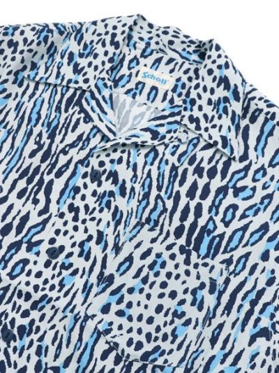 画像3: 【送料無料】SCHOTT RAYON SHIRT LEOPARD SACKS